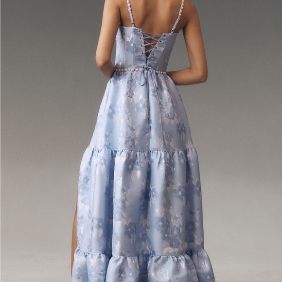 V. Chapman V Chapman Lucetta Corset Tiered Maxi Dress- size 4 - Picture 3 of 6